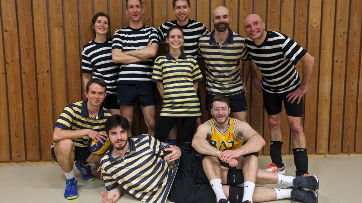 Equipe de la Constantia au tournoi de volley de carnaval à Strasbourg