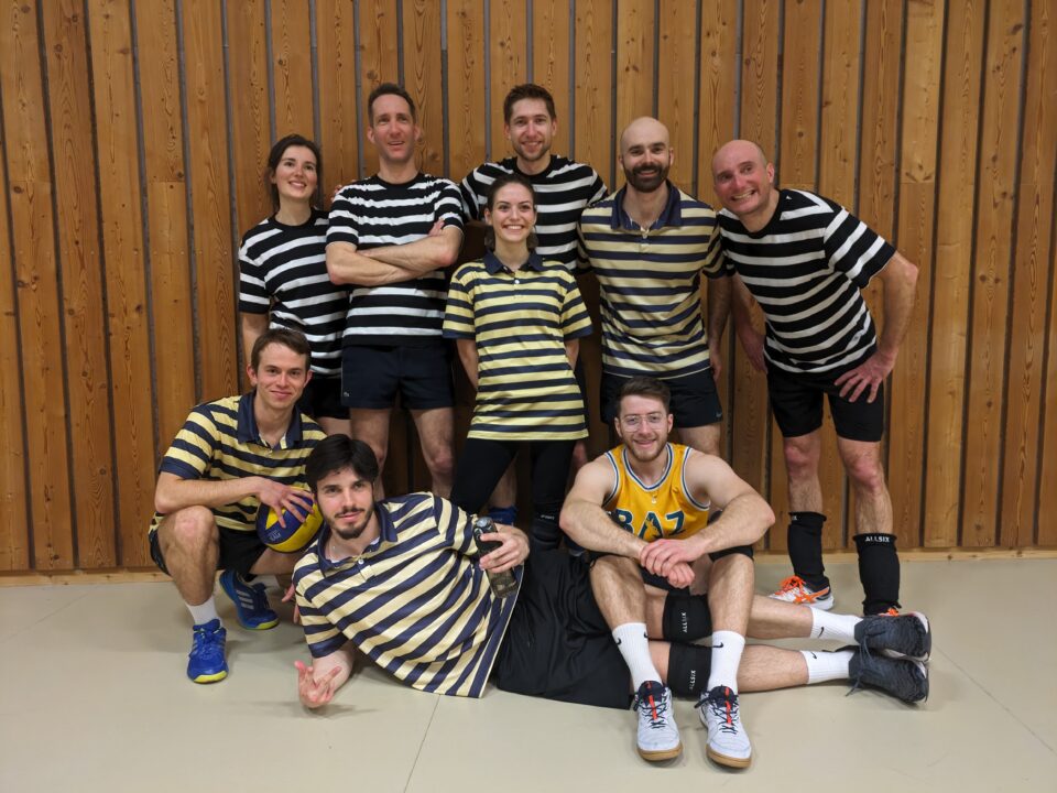 Equipe de la Constantia au tournoi de volley de carnaval à Strasbourg